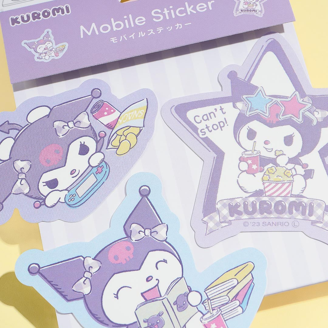 Kuromi Break Time Mobile Stickers