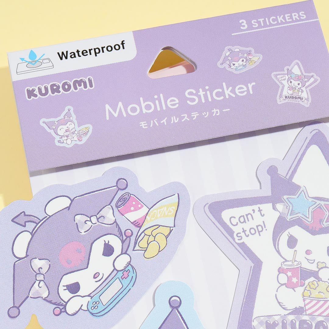 Kuromi Break Time Mobile Stickers