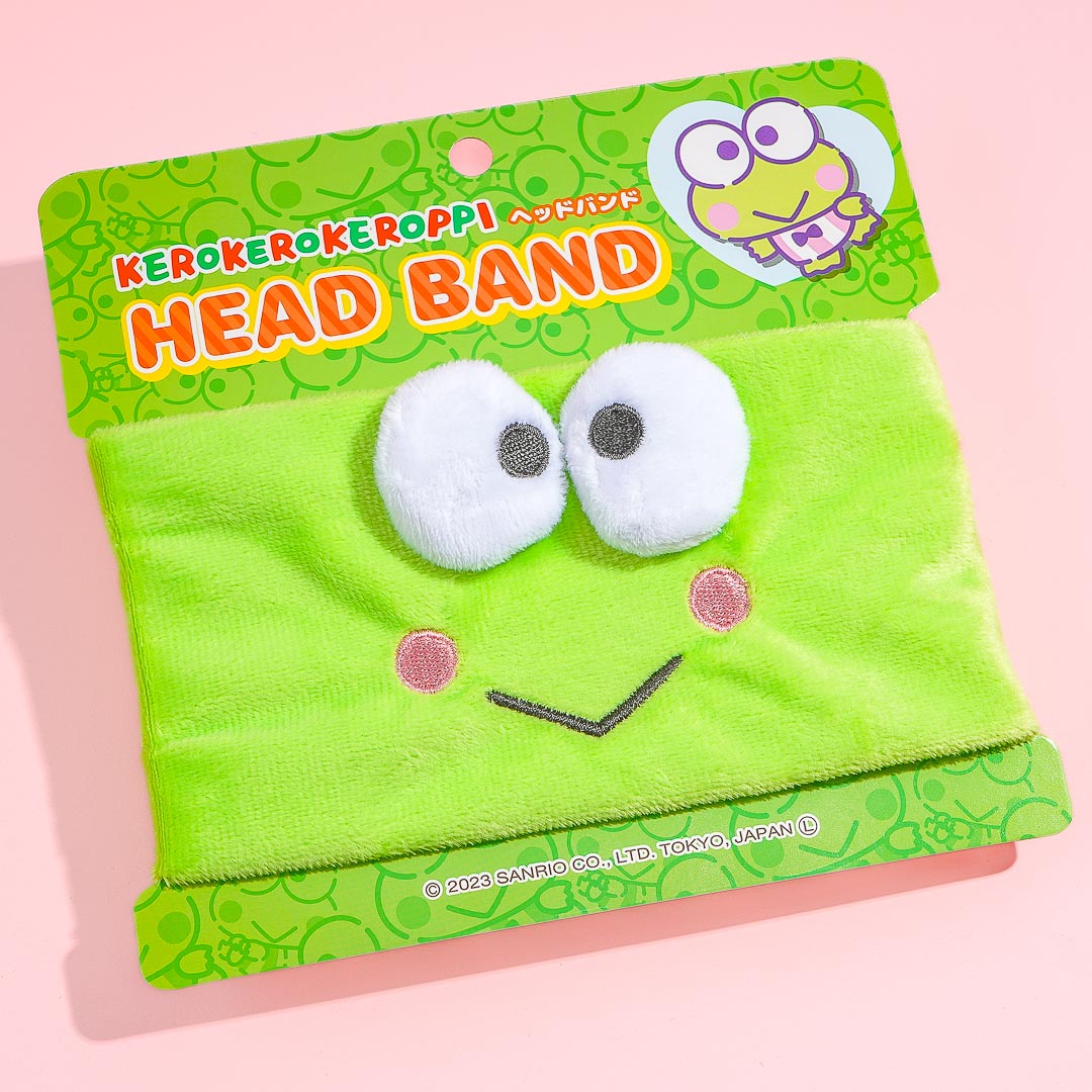Keroppi 3D Eyes Fluffy Headband