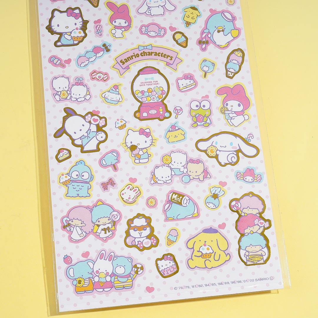 Sanrio Characters Sweet Dessert Time Stickers
