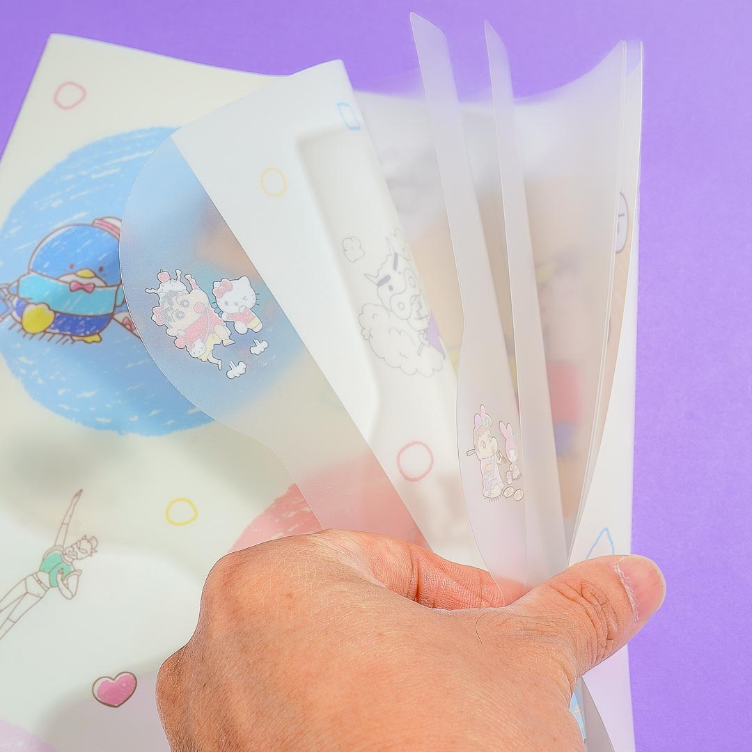 Sanrio Characters x Shin-Chan Clear File Folder