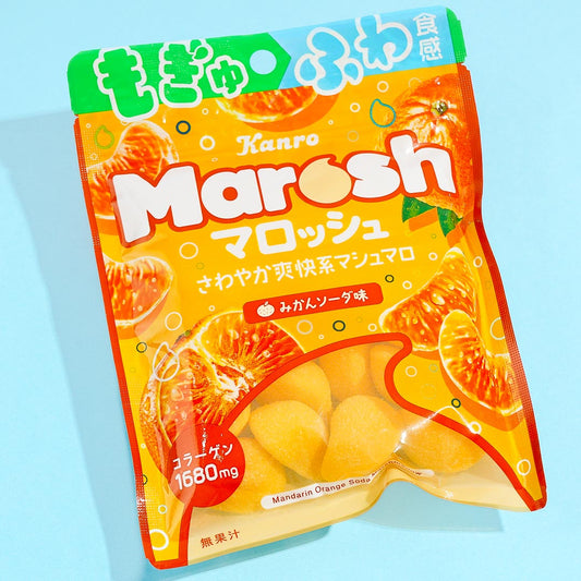 Kanro Marosh Marshmallow - Orange Soda