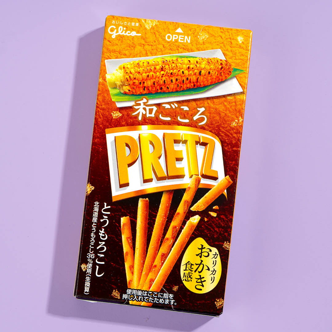 Pretz Wagokoro Biscuit Sticks - Hokkaido Corn