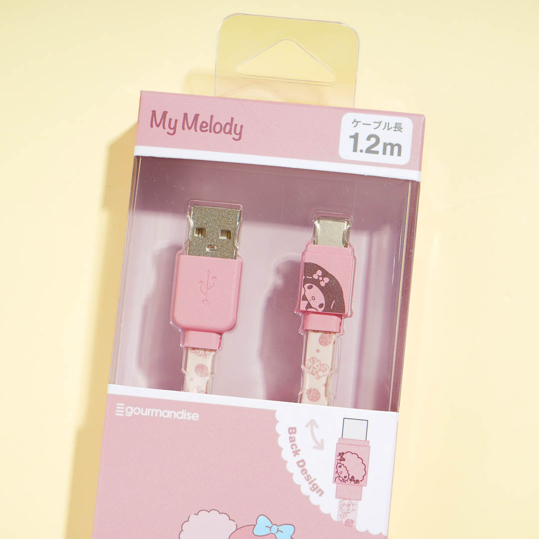 My Melody & My Sweet Piano USB To Type-C Flat Cable