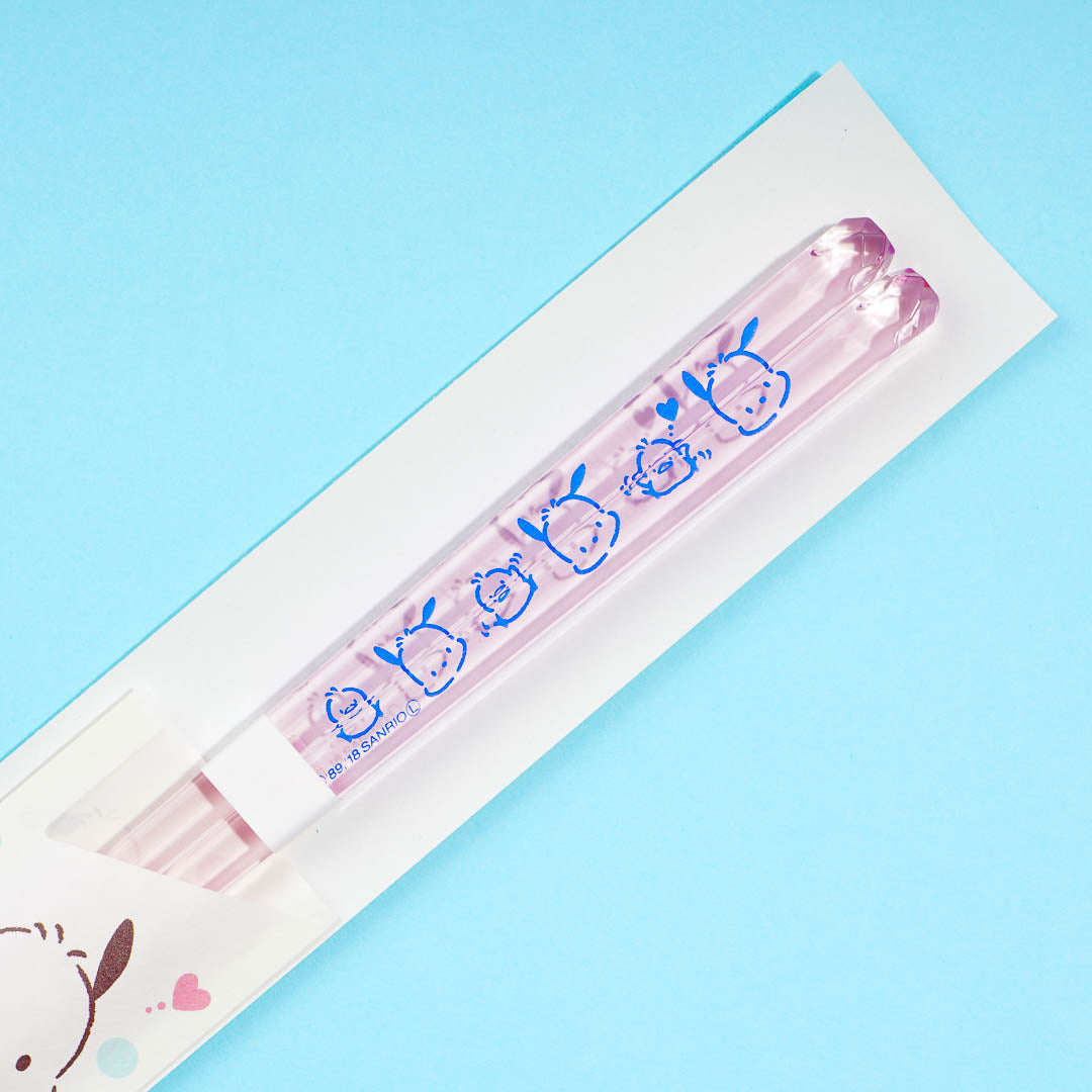 Pochacco Pi-Chans Transparent Chopsticks