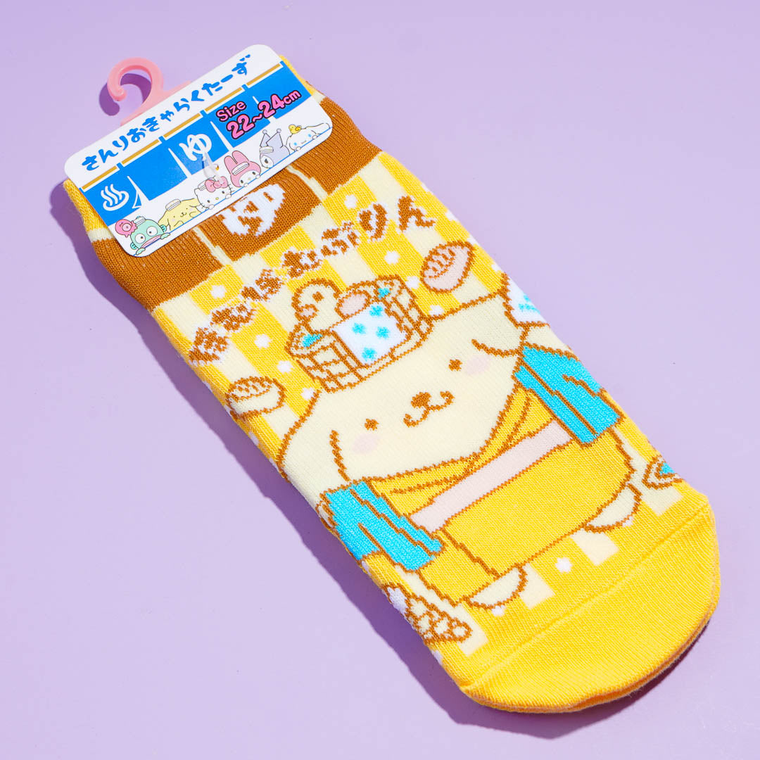 Pompompurin Showa Hot Spring Socks