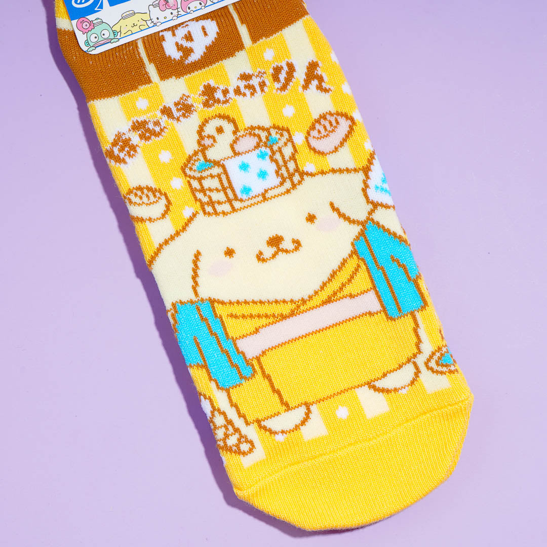 Pompompurin Showa Hot Spring Socks
