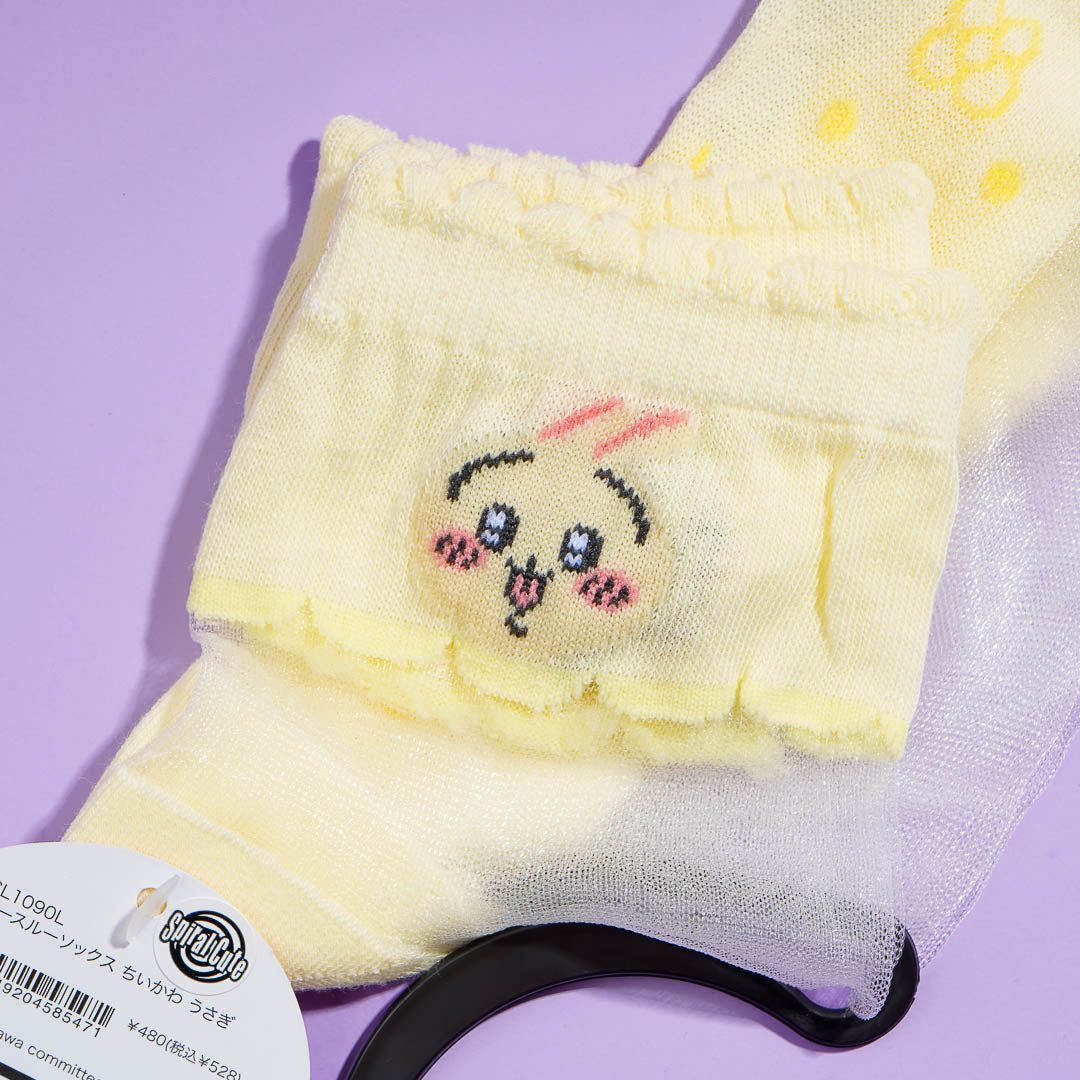 Chiikawa Rabbit See-Through Socks