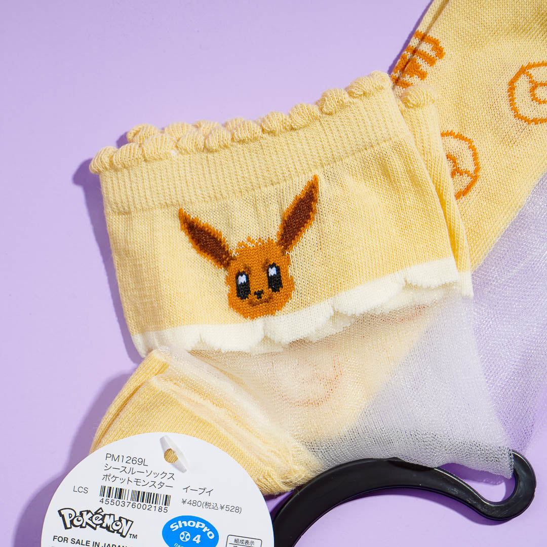 Pokemon See-Through Socks - Eevee