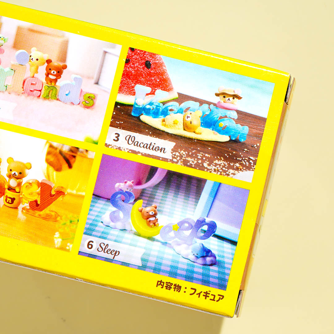 Re-Ment Rilakkuma Words