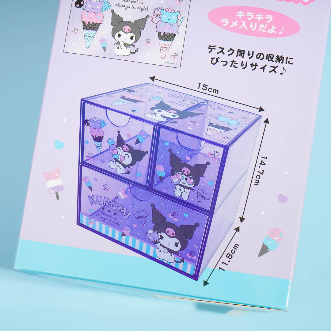 Kuromi Ice Cream Fun Multi-Drawer Chest