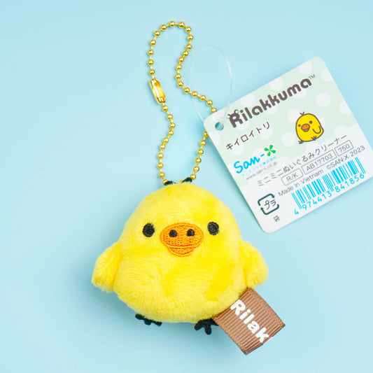 Rilakkuma Phone Cleaner Plushie Charm - Kiiroitori / Mini
