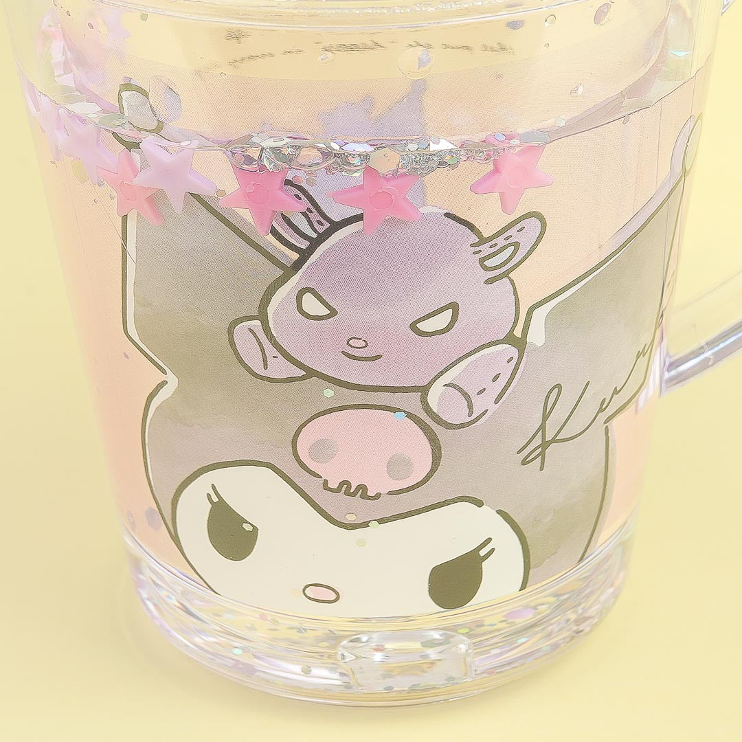 Kuromi Glittery Water Mug