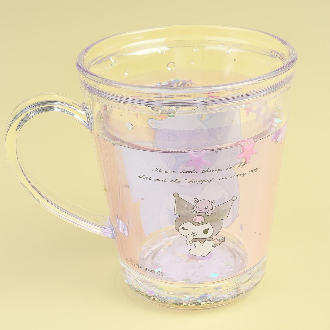 Kuromi Glittery Water Mug
