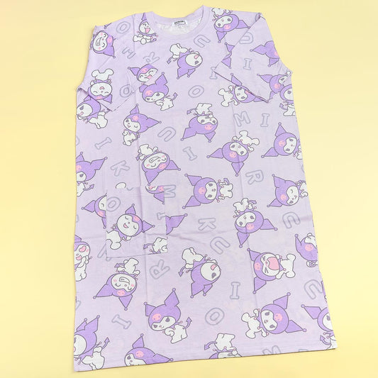 Kuromi Letters Overload T-Shirt Dress