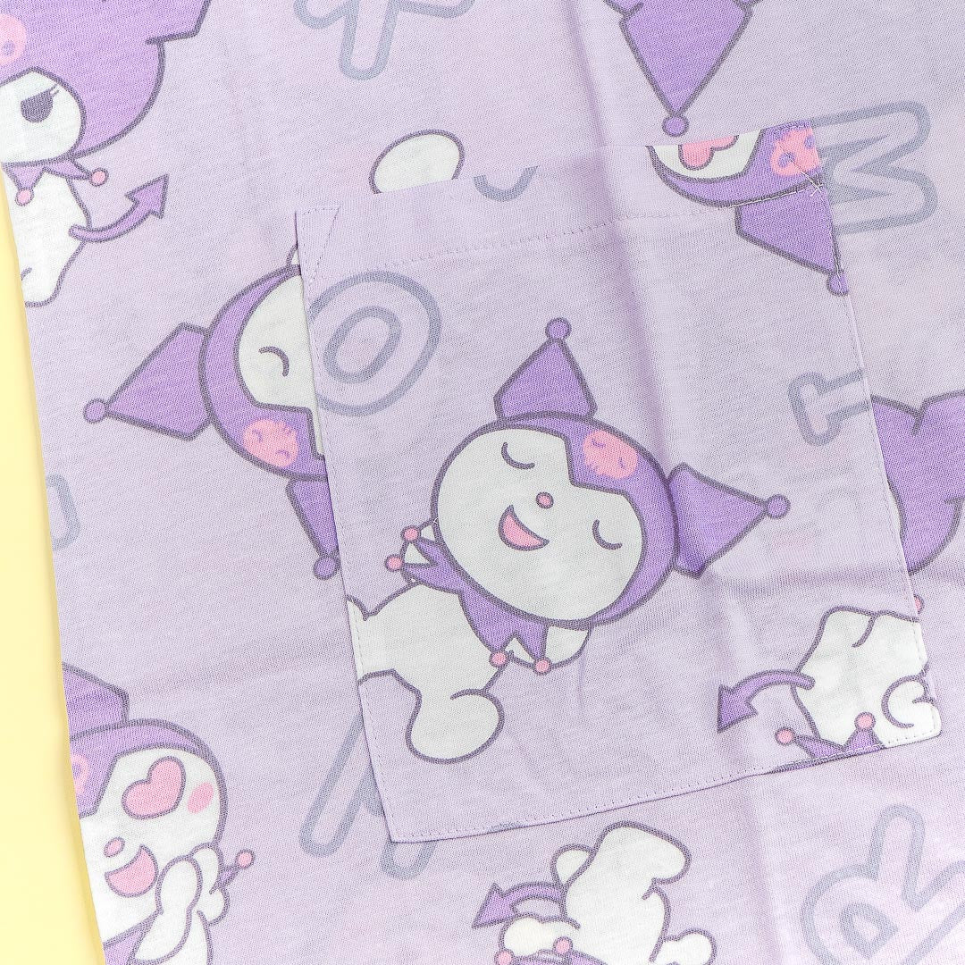 Kuromi Letters Overload T-Shirt Dress