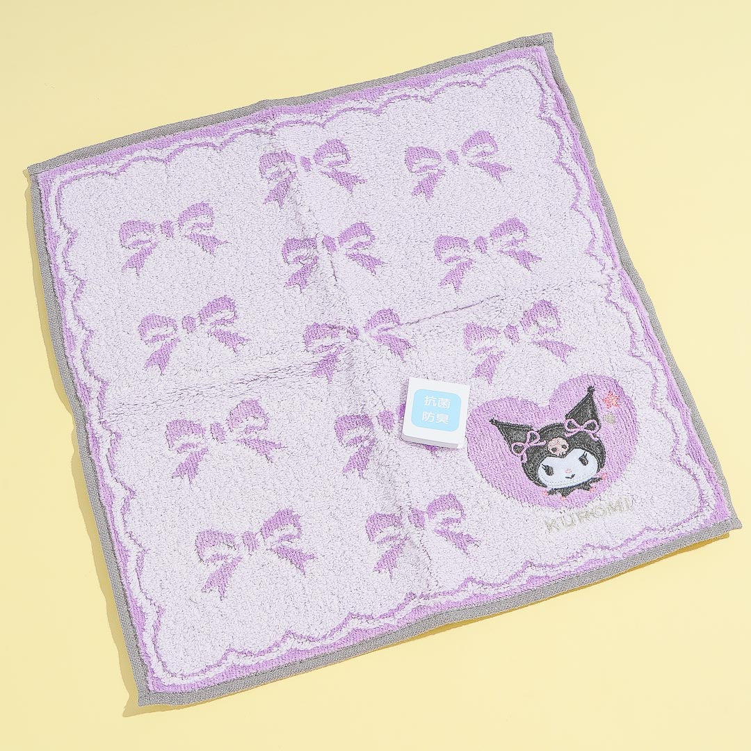 Kuromi Ribbon Hand Towel