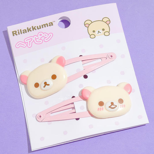 Korilakkuma Expressions Hair Clip Set