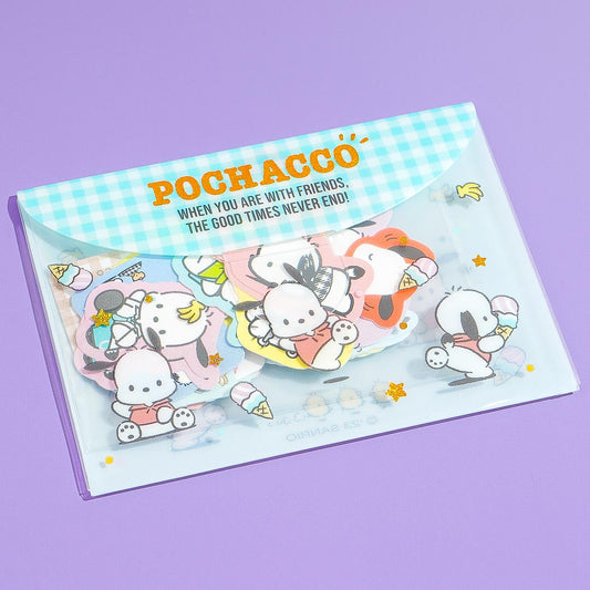 Pochacco Playful Sticker Set With Case