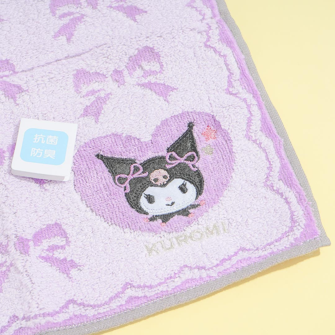 Kuromi Ribbon Hand Towel