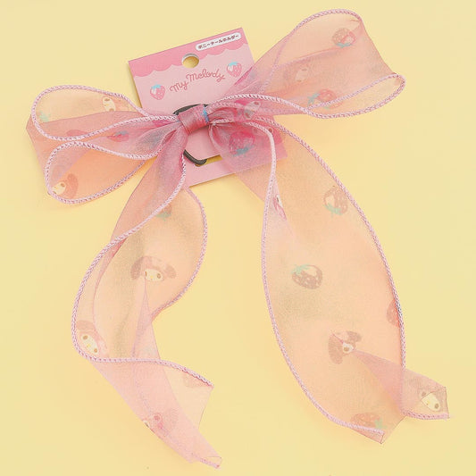 My Melody Sheer Ribbon Hair Tie