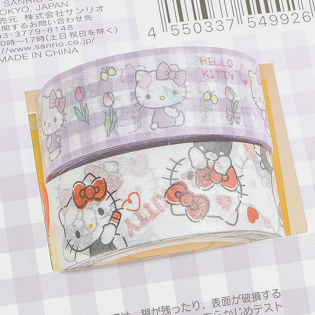 Hello Kitty Tulips Paper Tape Set