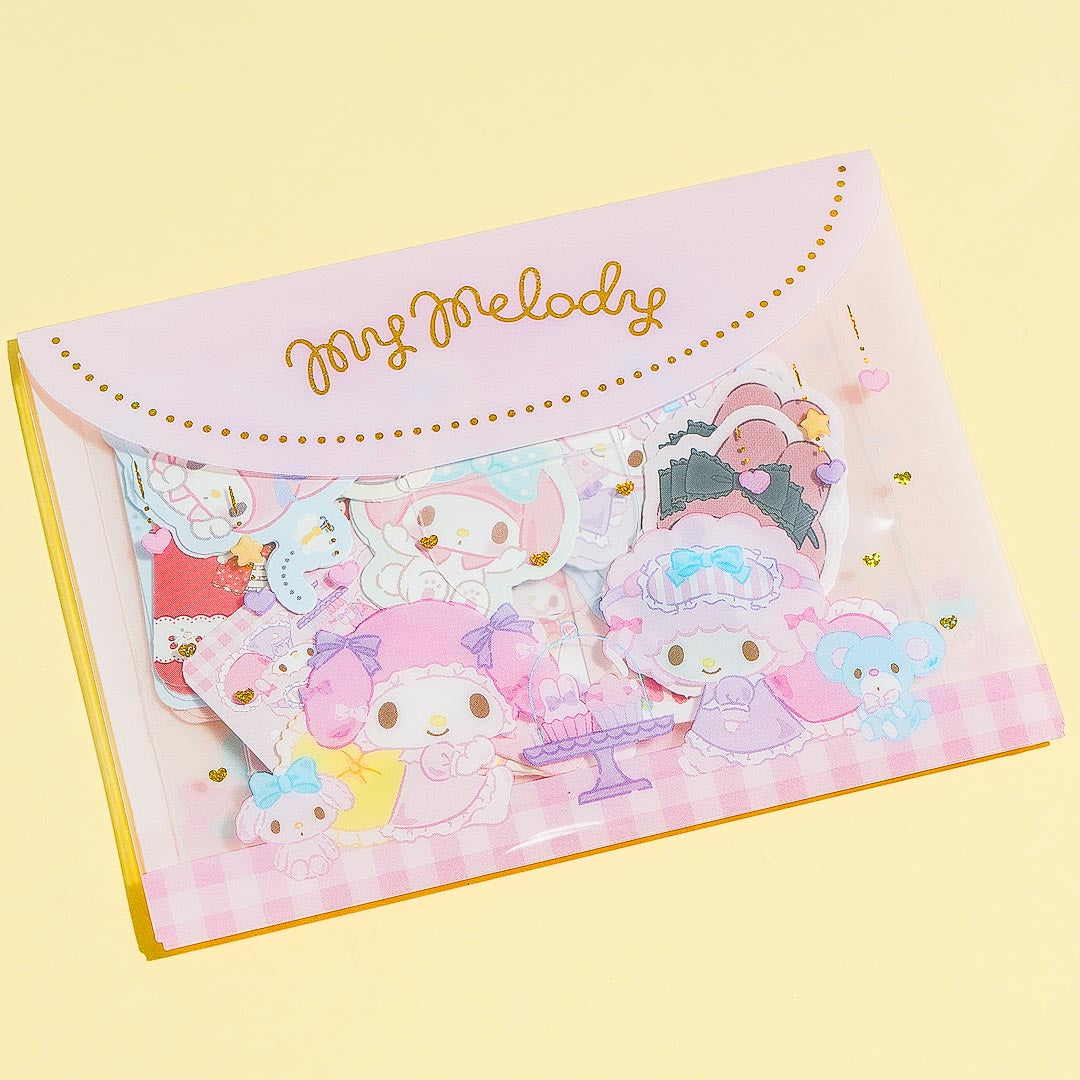 My Melody Playful Sticker Set With Case