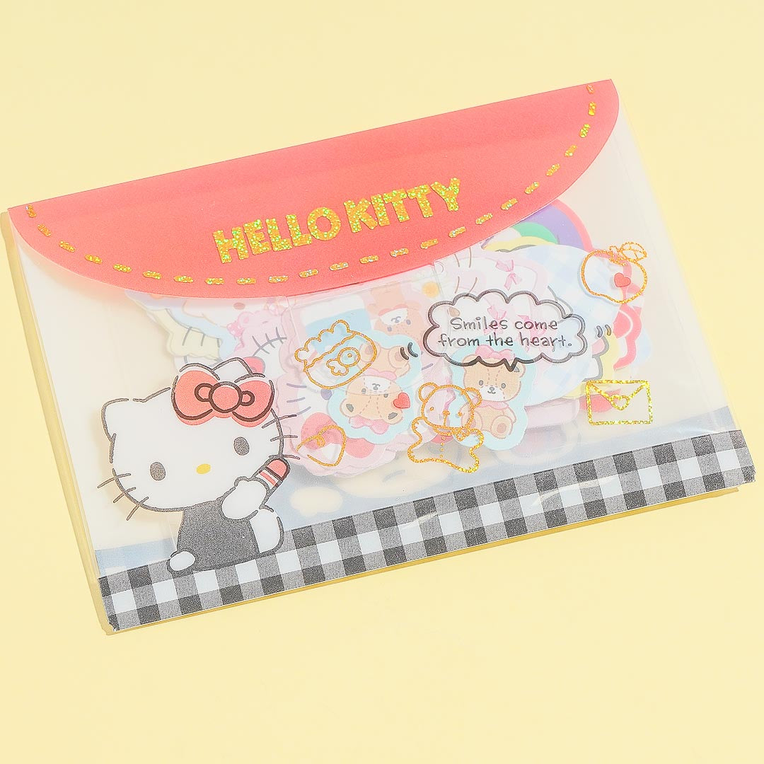 Hello Kitty Playful Sticker Set With Case