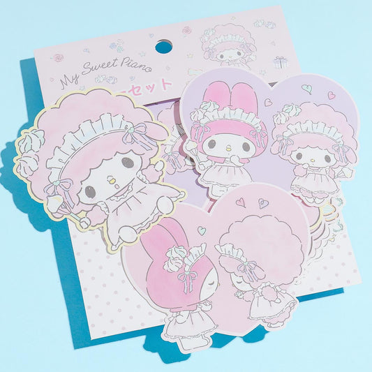 My Sweet Piano & My Melody Meringue Party Sticker Set