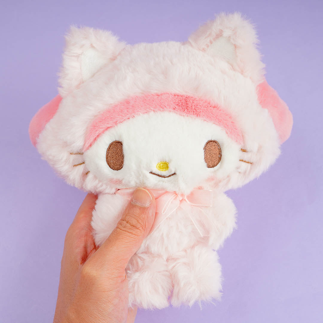 My Melody Fuwakuta Pastel Cat Plushie - Medium