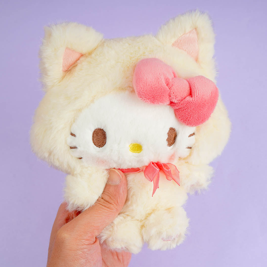 Hello Kitty Fuwakuta Pastel Cat Plushie - Medium