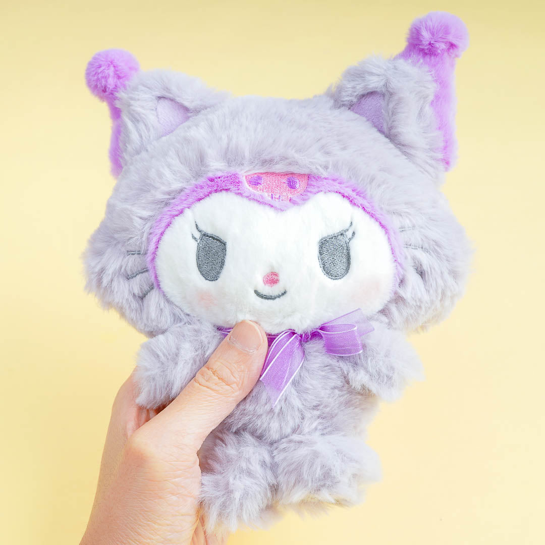 Kuromi Fuwakuta Pastel Cat Plushie - Medium