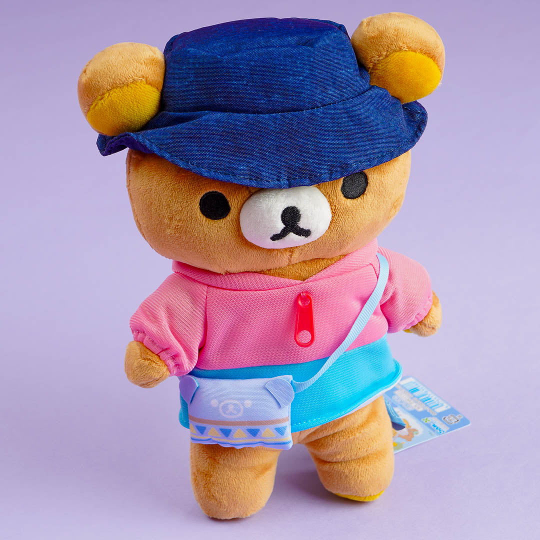 Rilakkuma Happy Camper Plushie - Medium