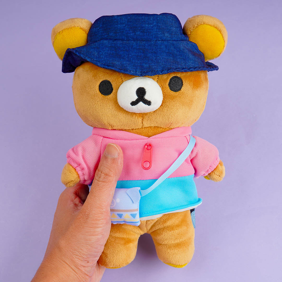 Rilakkuma Happy Camper Plushie - Medium