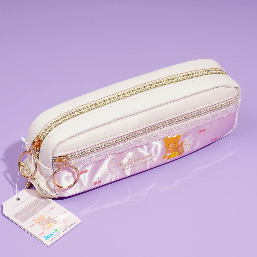 Rilakkuma Cherry Leather Pencil Case