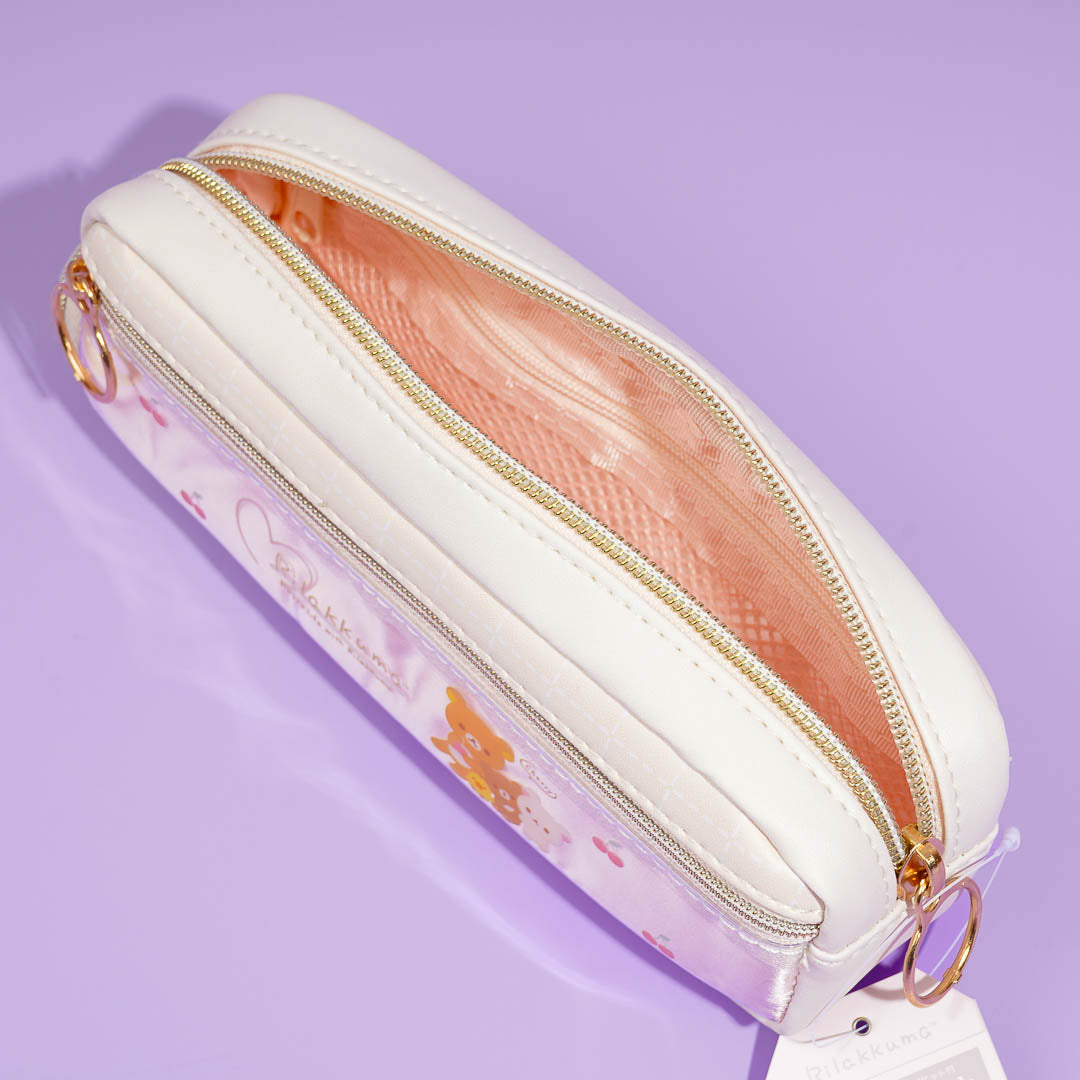 Rilakkuma Cherry Leather Pencil Case