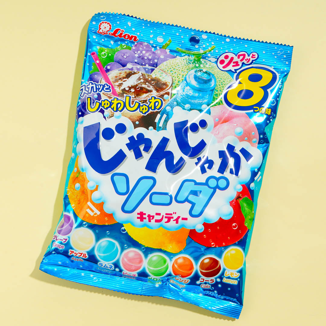 Lion Bubbling Ramune Soda Candies