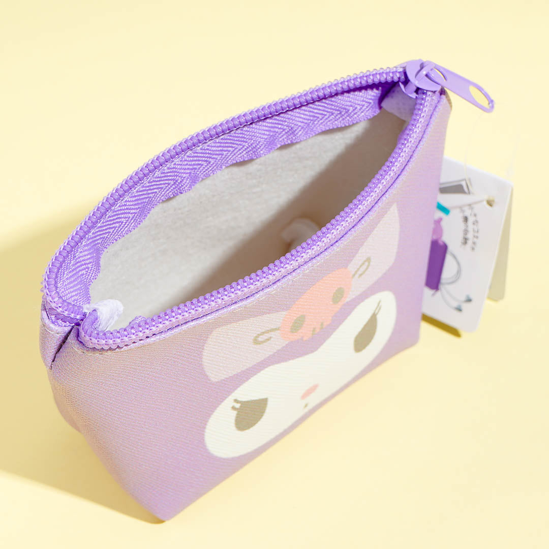 Kuromi Skull Ribbon Mini Boat Pouch