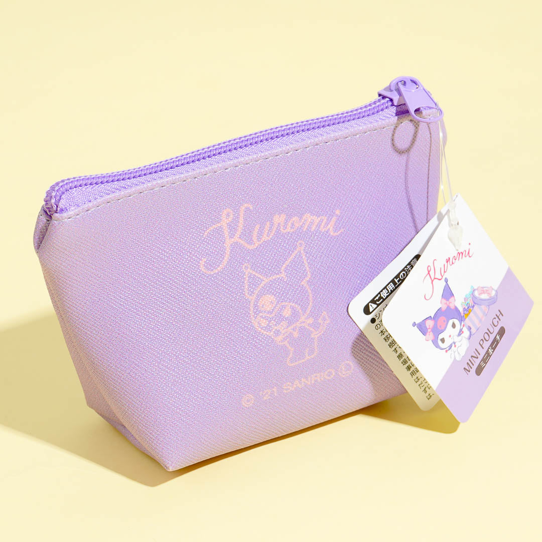 Kuromi Skull Ribbon Mini Boat Pouch