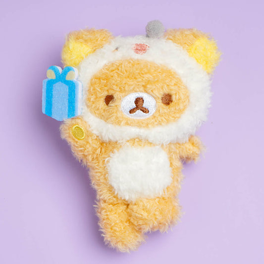 Rilakkuma Niko Niko Badge Plushie - Mini