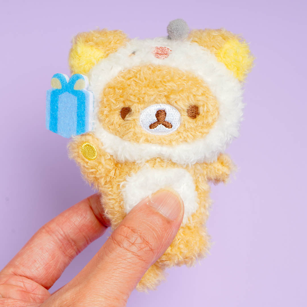 Rilakkuma Niko Niko Badge Plushie - Mini