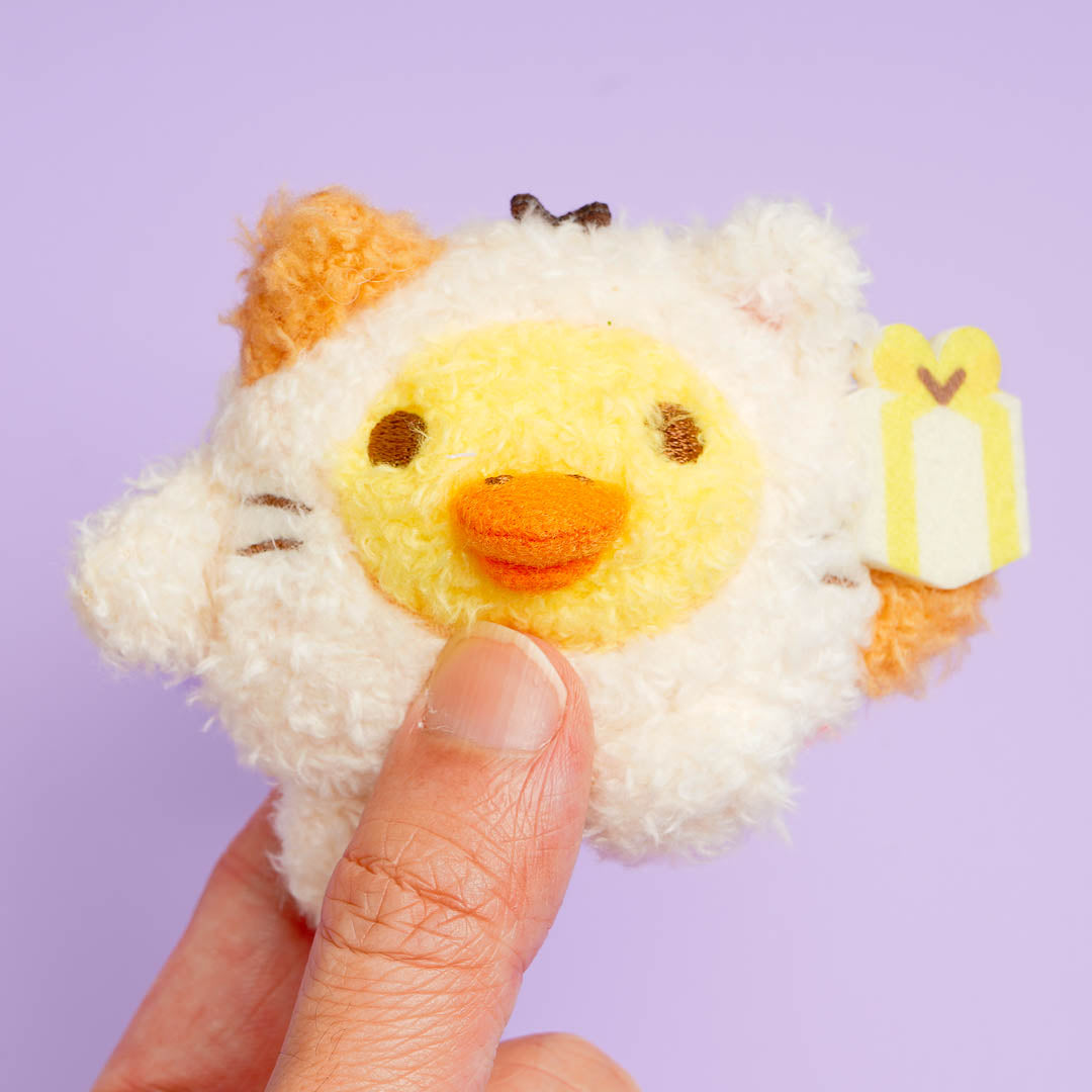 Rilakkuma Niko Niko Badge Plushie - Kiiroitori / Mini