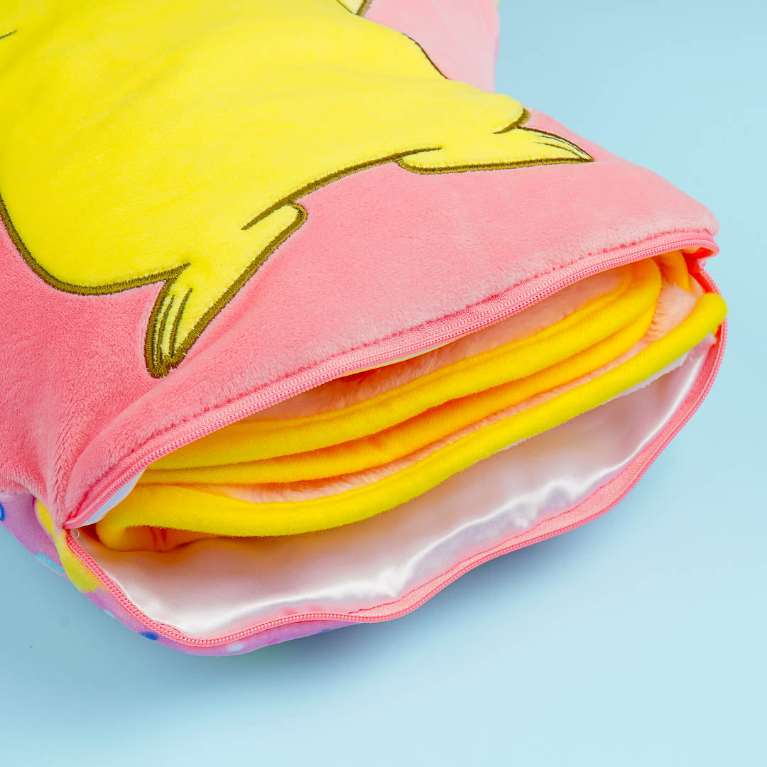 Pokemon Blanket in Cushion - Pikachu