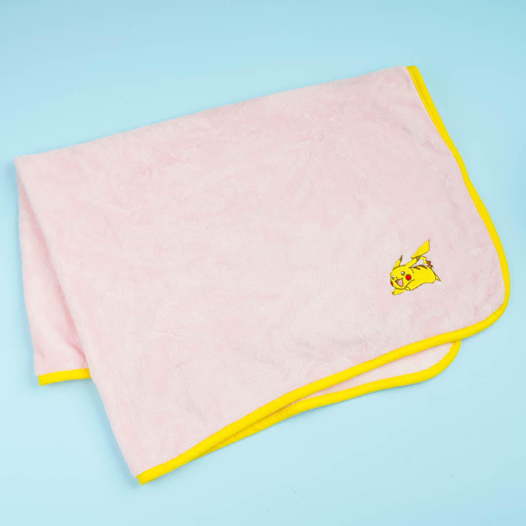 Pokemon Blanket in Cushion - Pikachu