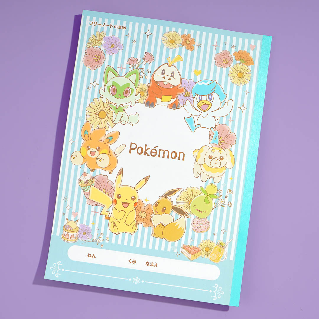 Pokemon Flowers & Sweets B5 Notebook