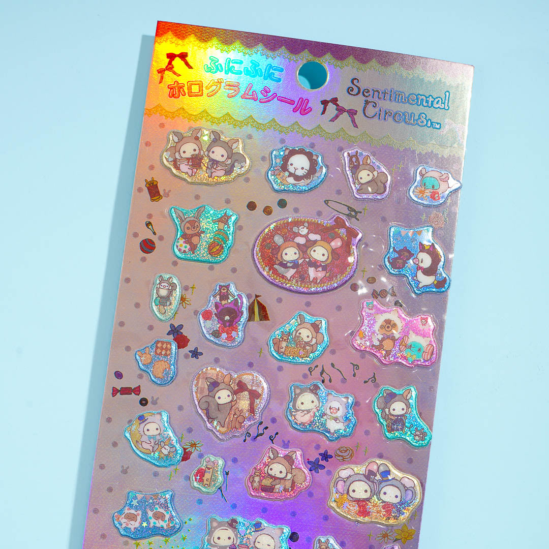 Sentimental Circus Little Mouse Tailor Puffy Stickers