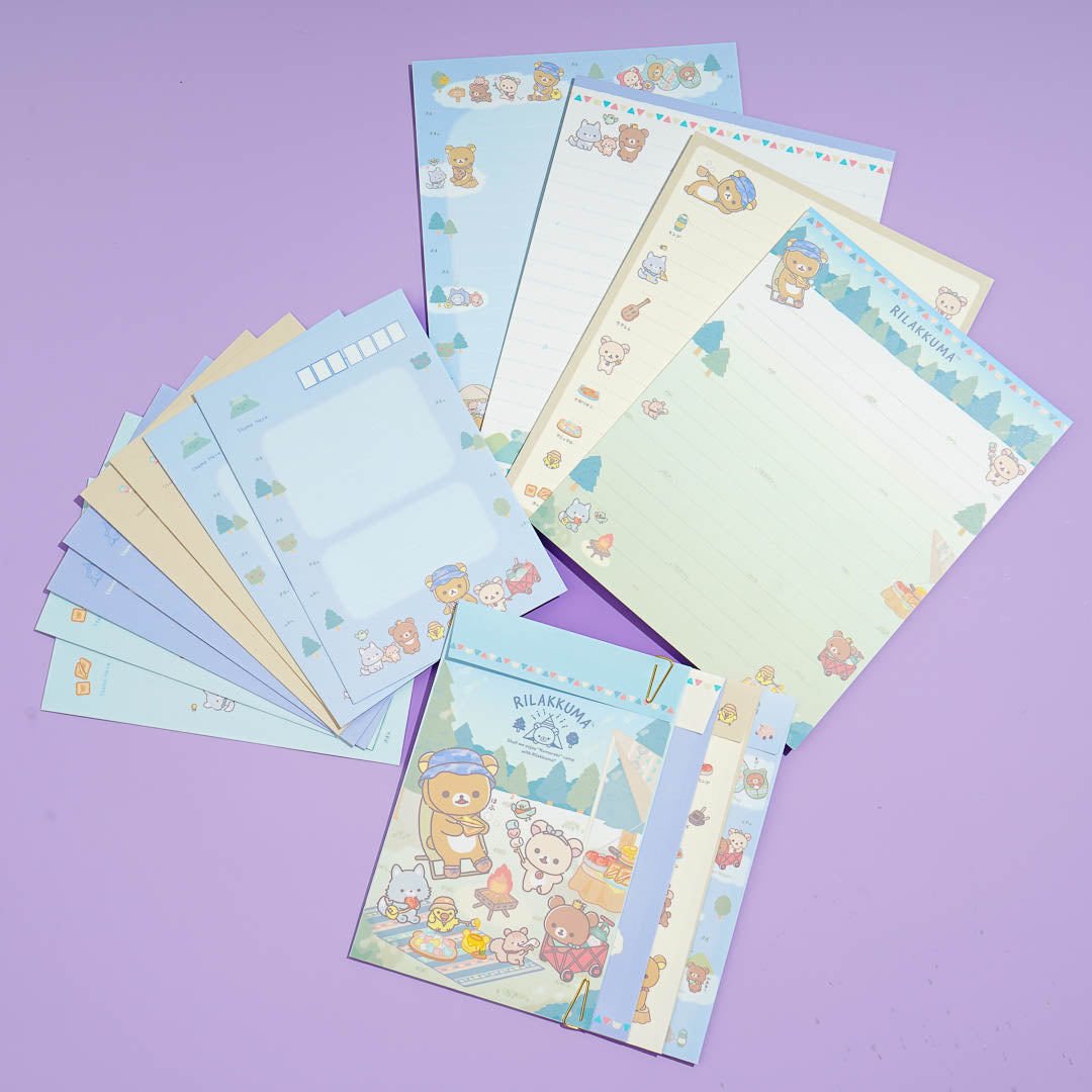 Rilakkuma Komorebi Camp Letter Set