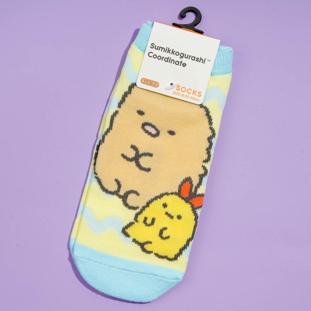 Sumikko Gurashi Sneaker Socks - Tonkatsu & Ebi