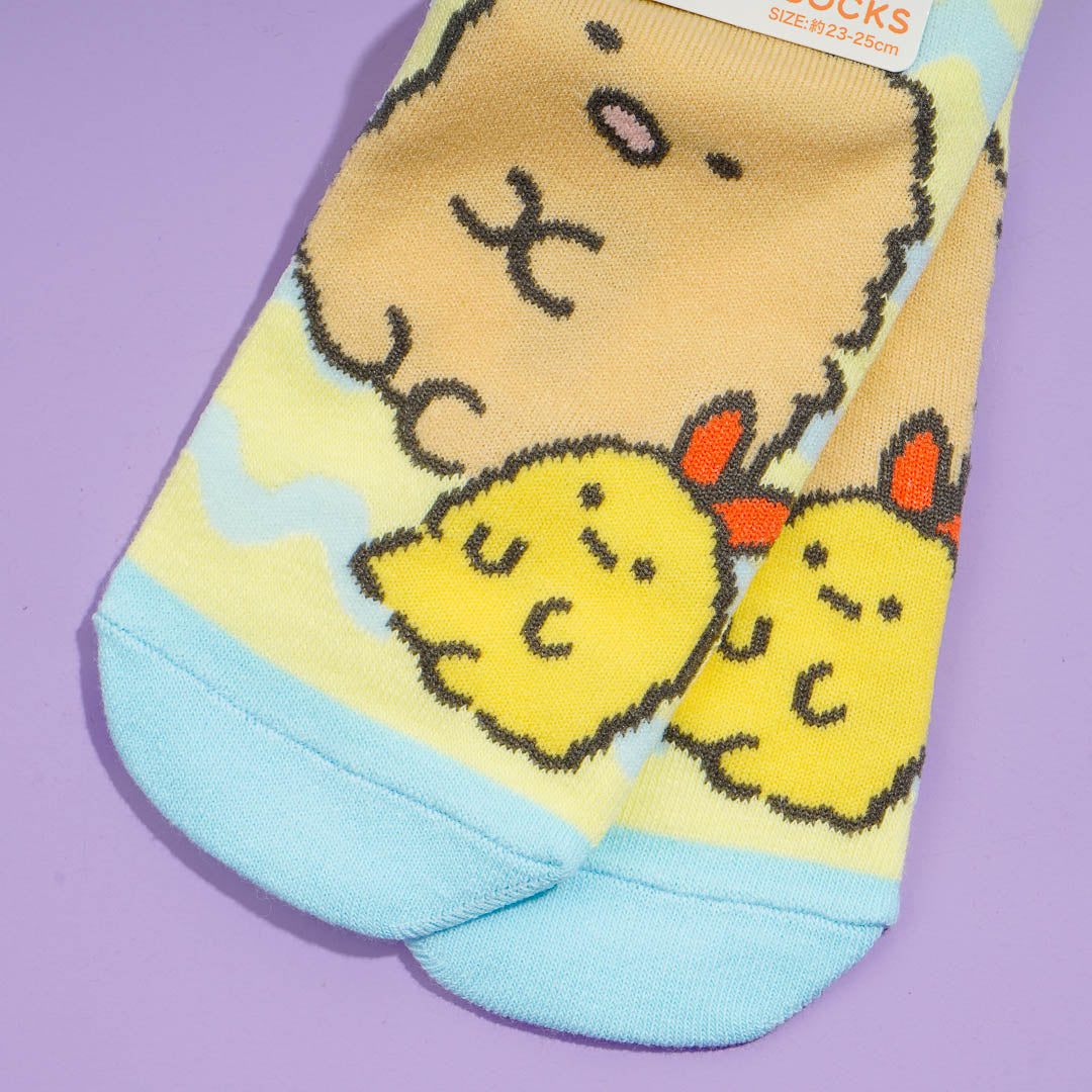 Sumikko Gurashi Sneaker Socks - Tonkatsu & Ebi