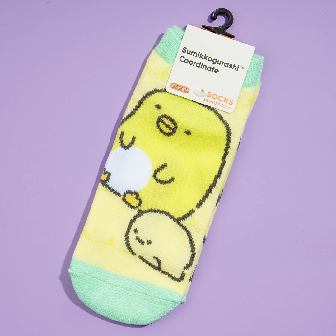 Sumikko Gurashi Sneaker Socks - Penguin? & Tapioca